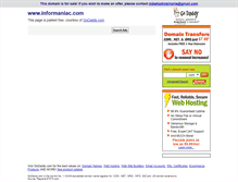 Tablet Screenshot of informaniac.com